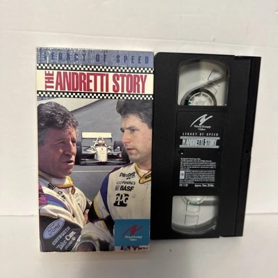 Legacy of Speed The Andretti Story Wood Knapp Video VHS 1992 Mario & Michael - Image 1 of 2