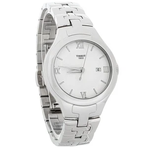 Tissot T-12 Women's White Date Dial Swiss Quartz Watch T082.210.11.038.00 - Picture 1 of 3