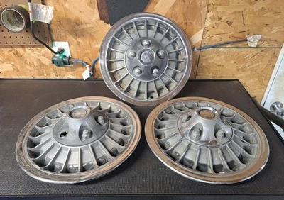 1966 - 1971 AMC Hornet Gremlin Javelin Rebel 14" Turbine Hubcaps Wheelcovers - Image 1 of 4