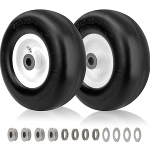 9x3.50-4 Lawn Mower Tires Flat Free, Zero Turn Mower Front Tires for Resident... - Picture 1 of 7