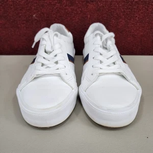 Nautica Garrison 2 Men's Size 7.5 White Sneakers Shoes w/ Scuff Marks - Picture 1 of 13
