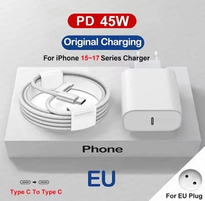 Apple 45W USB‑C Caricabatteria per iPhone 17 16 15 Con Filo Incluso  - Immagine 1 di 3