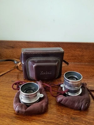 Cámara telémetro Kodak Signet 80 35 mm vintage con 3 lentes Foto 1 de 4