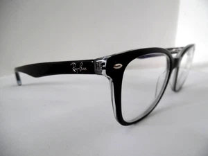 Ray Ban Black & Clear Square Eye Brille RB 5285 2034 53 19 145 UK CA - Bild 1 von 2