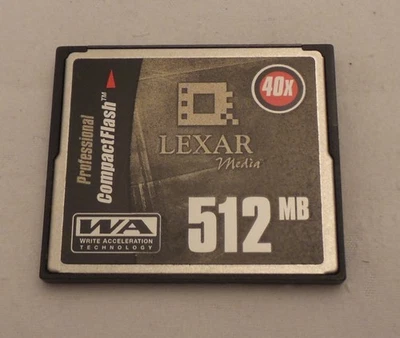 Lexar Media 512 MB CompactFlash Pro - 40x Speed (CF512-40-380) - Image 1 of 2