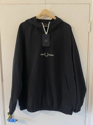 Fred Perry Mens Embroidered Half Zip Jacket Brand New Please Read Description - Image 1 of 4