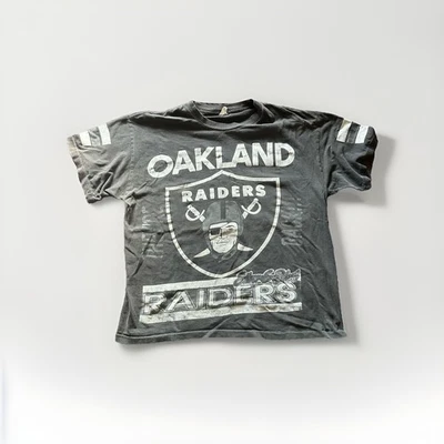 1995 Vintage Oakland Raiders “THEY’RE BACK!!!” Tee Size XL Single Stitched - Image 1 of 4