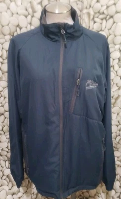 Chaqueta Fossa Montane Grande Azul Gris Ripstop Resistente al Viento Cordones Cremallera Foto 1 de 4