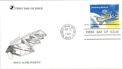 USPS Scott 1914 FDC Space Achievement Readers Digest c1981 - Image 1 of 4