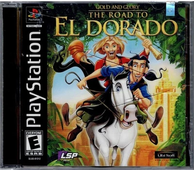 Gold and Glory The Road to El Dorado Ps1 New With Silver Tab Case Has Cracks - Image 1 of 4