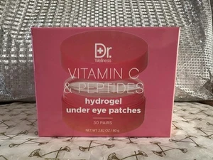 Dr. Wellness Vitamin C & Peptides Hydrogel Under Eye Patches 30 Pairs -80g - Picture 1 of 1