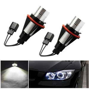 Practical Angel Eyes LED Bulbs 2pcs Car Marker Light Ring E39 E60 E63 E65 - Picture 1 of 9