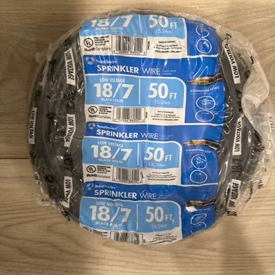 Alambre rociador sólido Southwire 50 pies 18/7 (por rollo) Foto 1 de 2