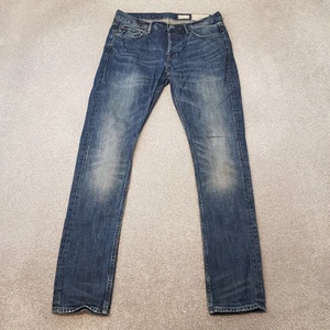 All Saints Herren Jeans 30x32 Blau Cigarette Skinny Slim Denim Distress Stone Wash - Bild 1 von 11