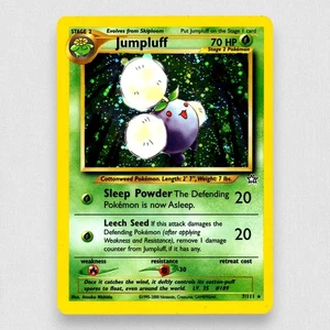 Jumpluff 007/111 Neo Genesis Holo Rare Pokemon TCG LP+ - Picture 1 of 2