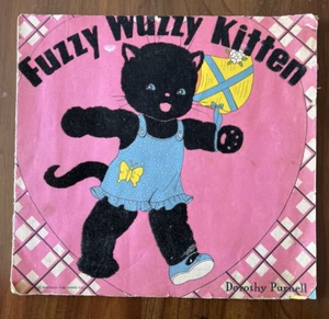 1943 Fuzzy Wuzzy Kitten By Dorothy Purnell Vintage Children’s Book - Picture 1 of 23
