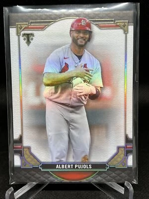 2022 Topps Triple Threads #71 Albert Pujols Cardinals - Image 1 of 2