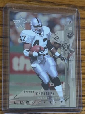 2001 Leaf Rookies & Stars Longevity Limited SP /50 Tyrone Wheatley #95 - Image 1 of 3
