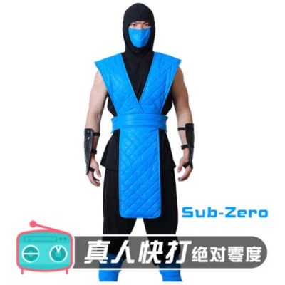Disfraz Cosplay Reptil Mortal Kombat Traje Verde con Máscara Juego Adulto Disfraz:U Foto 1 de 4