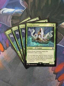 Elvish Visionary x 4 | 7% de descuento 2+ | UB: LOTR | CASI NUEVO | MTG - Imagen 1 de 1