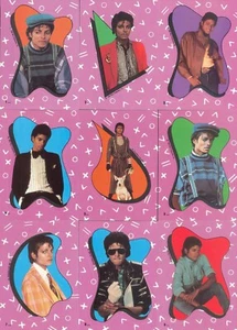 Michael Jackson Series 1 1984 Topps Base Sticker Card Set of 33 MU - Picture 1 of 2