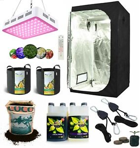 Grow Tent Kit 1000W Full Spectrum LED Set Up Pro Indoor Hydroponics Grow Light