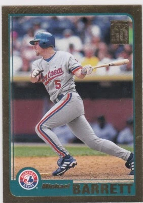 2001 Topps Gold #179 Michael Barrett Expos /2001 Free Shipping! - Image 1 of 2