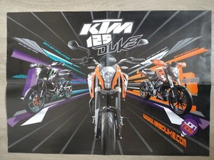 KTM 125 Duke Prospekt Poster - Picture 1 of 2