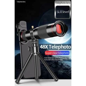 Handy Teleobjektiv 48X Zoom Teleskop Kamera Linsen Für iPhone Android - Bild 1 von 12
