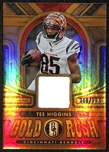 Tee Higgins 248/299 2023 Panini Gold Standard Gold Rush Patch Cincinnati Bengals - Picture 1 of 2