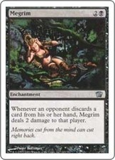 Megrim NM MTG Eighth Edition 8th Magic 2B3
