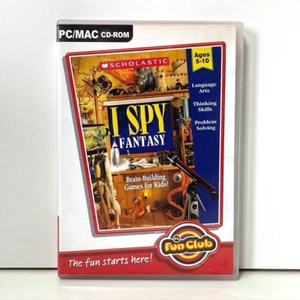 I Spy Fantasy PC/MAC CD-ROM Construcción Cerebral Videojuegos Para Niños de Scholastic - Imagen 1 de 4