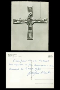 Frère Alfred Stanke (1904-1975) - Le Franciscain de Bourges - Rare carte signée - Picture 1 of 3