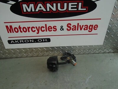 04 02-06 2002 2006 Harley Davidson V-rod Vrscb manillar izquierdo bocina interruptor Foto 1 de 4