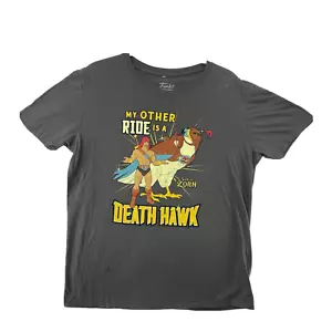 FUNKO POP Son of Zorn T-Shirt Uomo Large Grigio My Other Ride Is A Death Hawk - Foto 1 di 6
