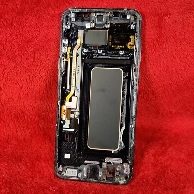 OEM Negro Samsung S8+ Marco Botones Disipador de Calor Sim Bandeja Carcasa Repuesto Foto 1 de 4