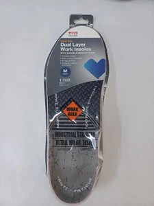 CVS Health strapazierfähige zweilagige Arbeitseinlagen mit strapazierfähigem Memory Foam Größe 7-13 - Bild 1 von 4