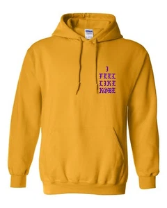 I Feel Like Kobe - Kanye West - Día de la Mamba - Sudores con capucha amarilla - Sudadera con capucha - Imagen 1 de 3