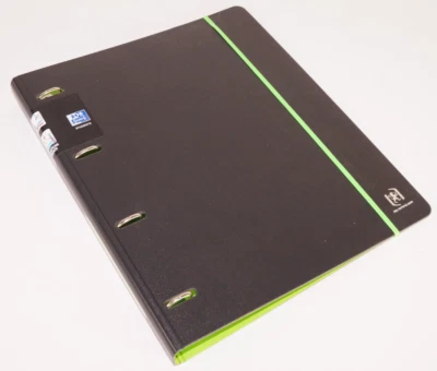 EXACOMPTA OXFORD Europäischer Ordner für Studenten A4 Ringbuch Rücken 30 mm 4 D-Ringe Neu