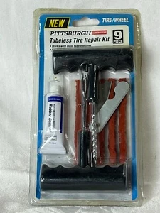PITTSBURGH 9 PIECE TUBELESS TIRE REPAIR KIT NEW TIRE PLUGS Harbor Freight Tools - Picture 1 of 5