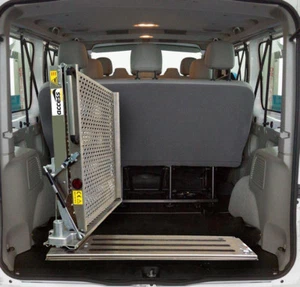 Swivel Vehicle Access Ramp, SWL 300KG ,Access Ramp 580mm(stows behind bulkhead) - Picture 1 of 7