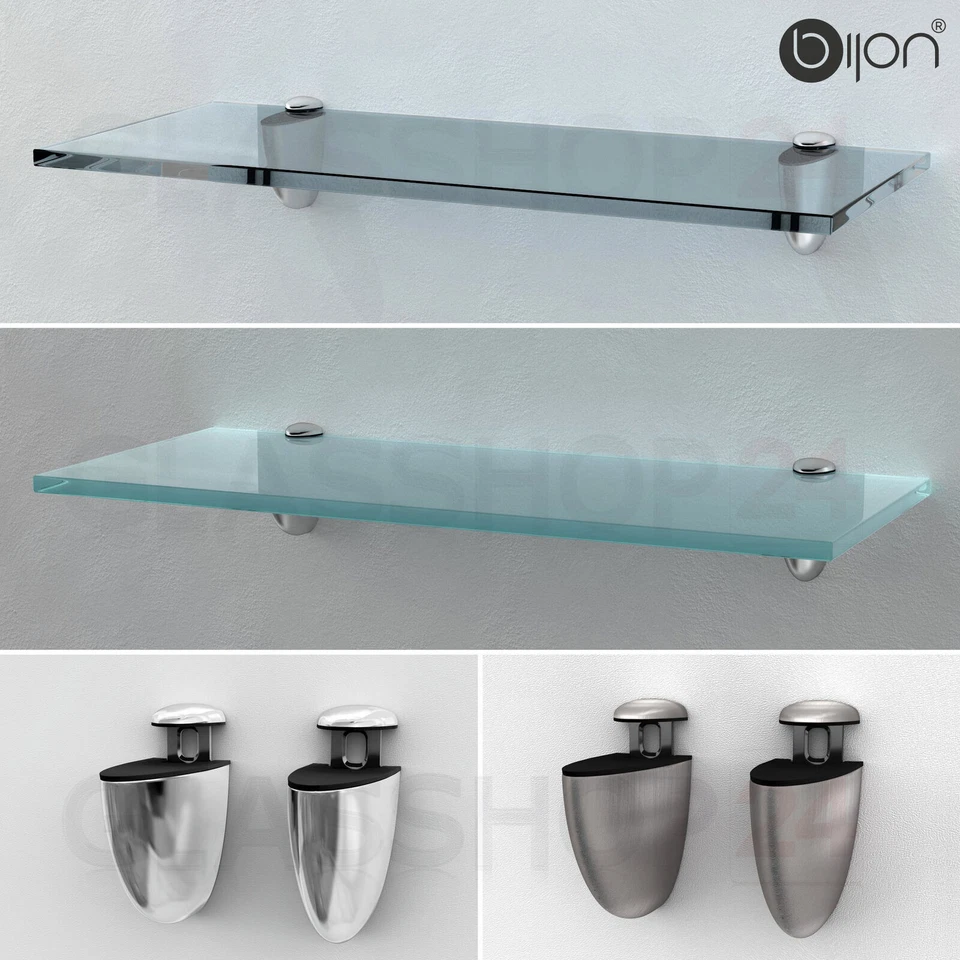 Glasregal Wandregal Badregal Ablage Regal Glasablage Glas Glasregale Regale - Bild 1 von 1