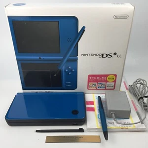 【Excellent】Nintendo DSi XL LL Blue Console Charger Box Manual Japanese Ver. #Den - Picture 1 of 23