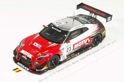 Spark 1:43 Nissan GT-R NISMO GT3 #23 2017 24h Spa Ordonez Buncombe Chiyo SB182 - Image 1 of 3