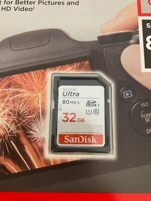 SanDisk Ultra Class10 UHS-I SD 32GB 80MB/s SDHC Memory Card - Image 1 of 4