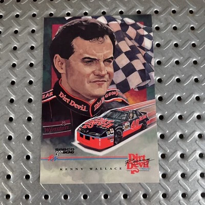 Геройская карта 1993 Kenny Wallace Dirt Devil Racing #40 7 дюймов x 9 дюймов - Изображение 1 из 2