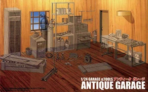 1:24 Scale Fujimi Antique Garage Diorama Model Kit - Picture 1 of 1