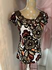 Style & Co Womens Petite Small Tank Top Floral Plaza Del Sol Tribal Flower NWT
