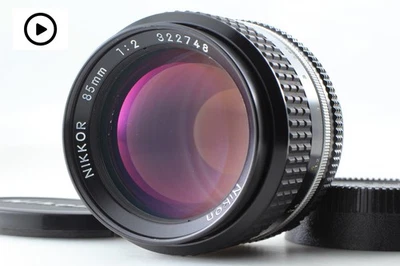 [N MINT] Nikon Ai-s Ais Nikkor 85mm f2 Portrait MF Lens For FM2 F3 From JAPAN - Image 1 of 4