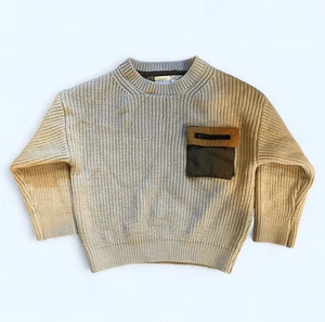 Zara Boys 3-4 Years Gray Long Sleeve Sweater - Picture 1 of 8